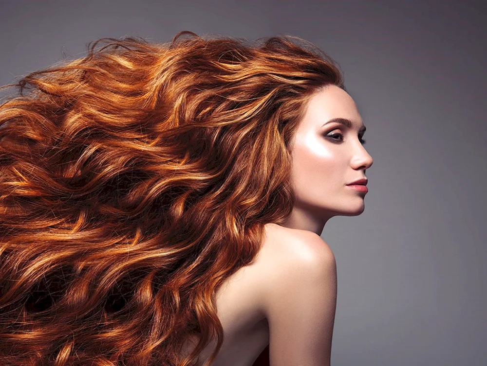 Ombré auf rotem Haar