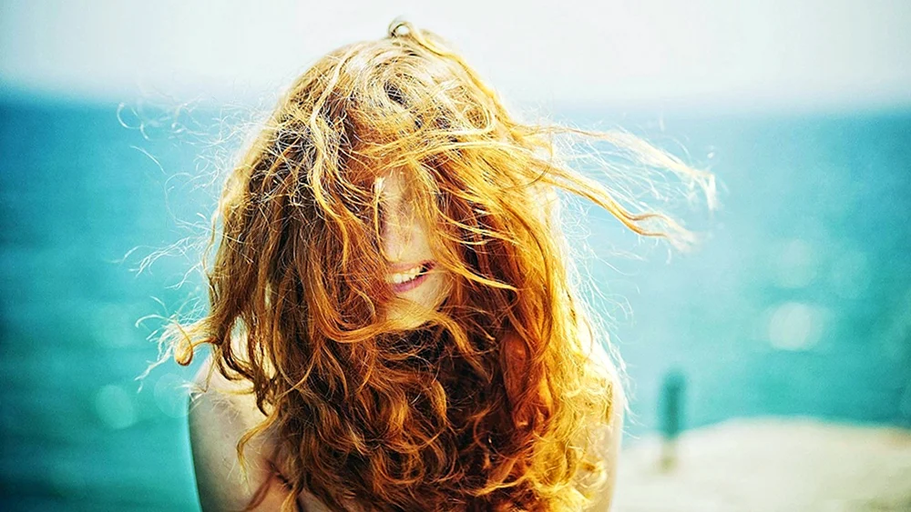 Lockiges Haar