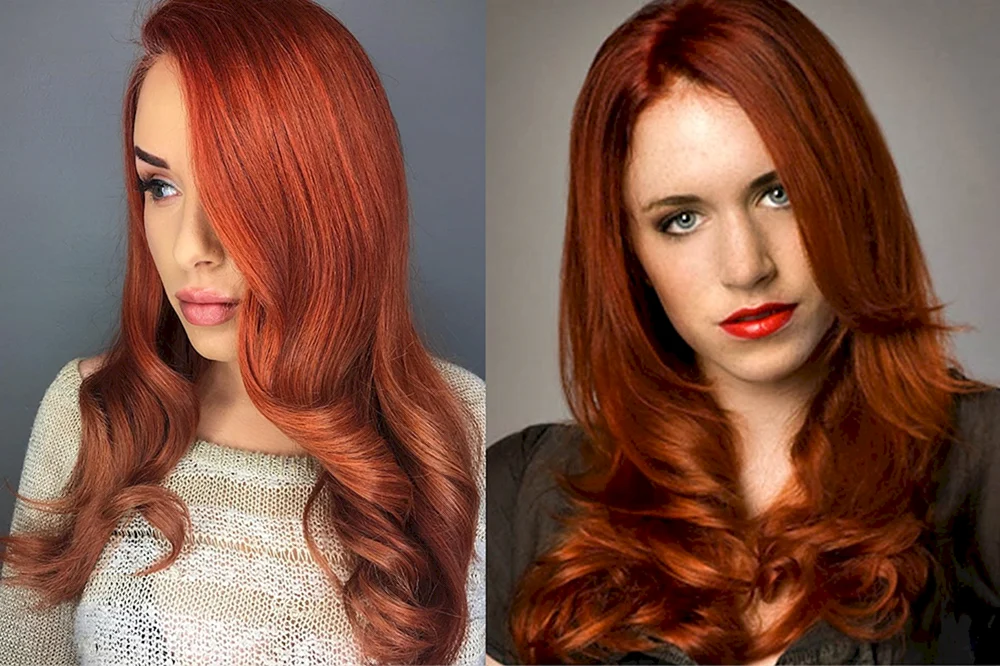 Rote Haare färben