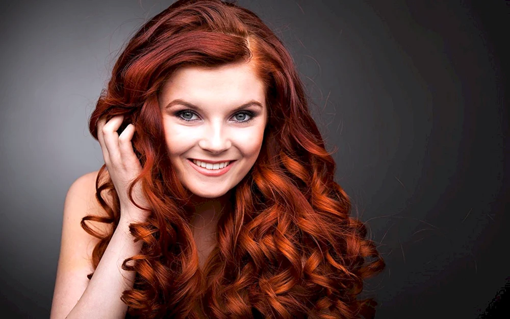 Rote Haarfarbe