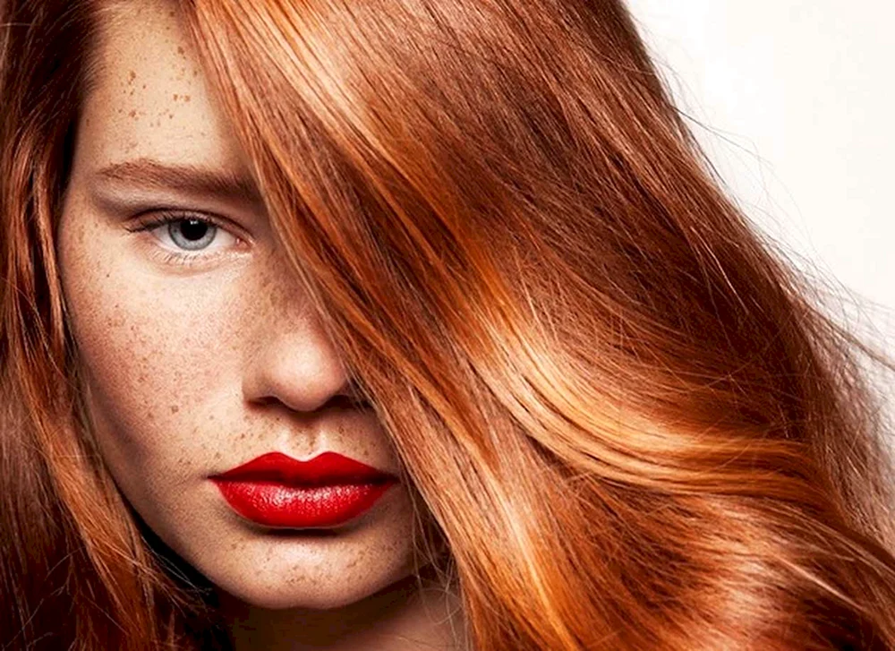 Rote Haarfarbe