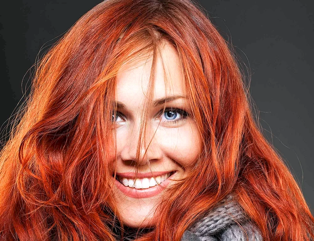 Rote Haarfarbe