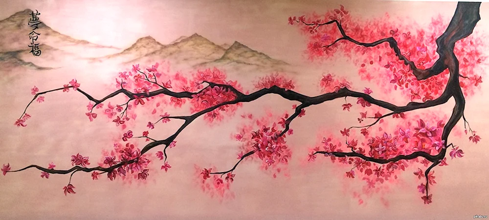 Sakura Zeichnung