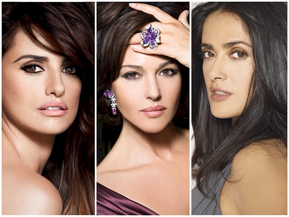 Salma Hayek Farbtyp des Aussehens