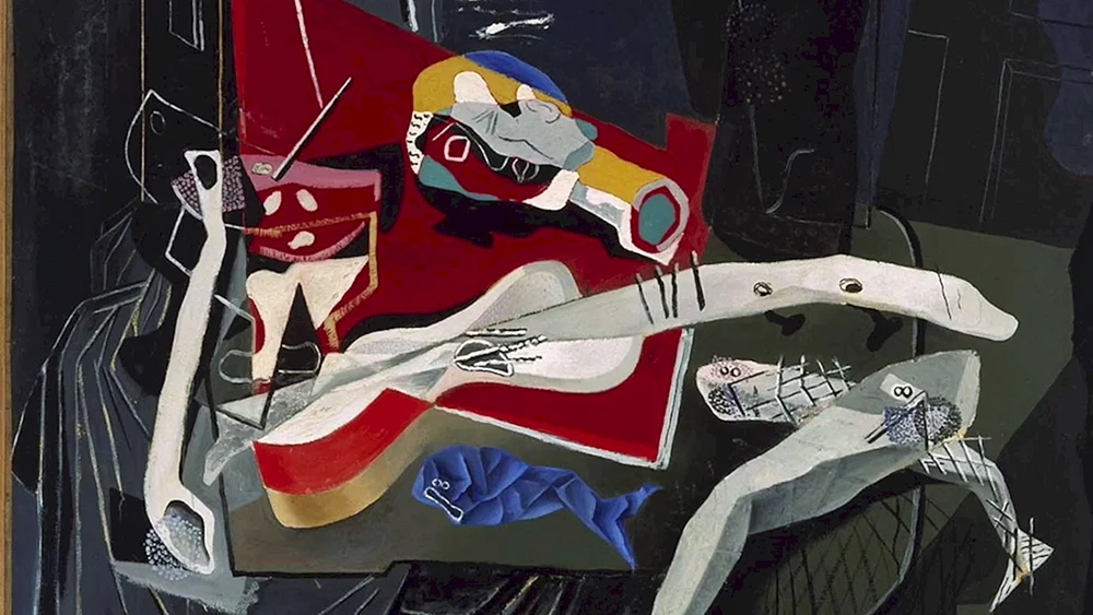 Salvador Dali Stilleben im Mondlicht