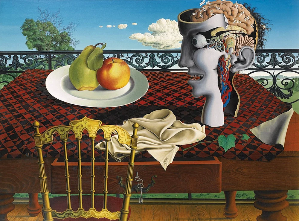 Salvador dali lebendiges stillleben