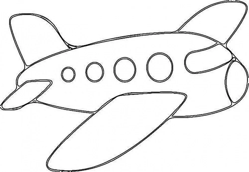 Flugzeuge zum Ausmalen für Kinder