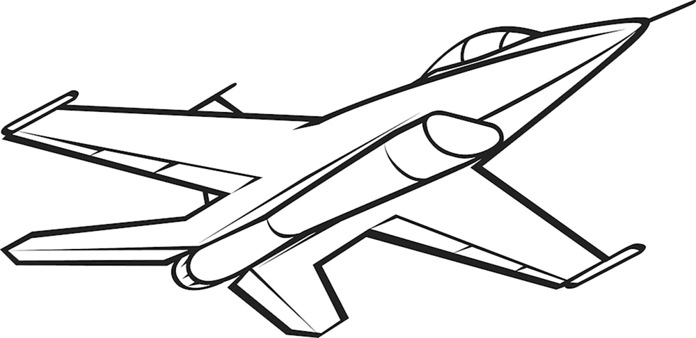 Flugzeuge ausmalen für Kinder
