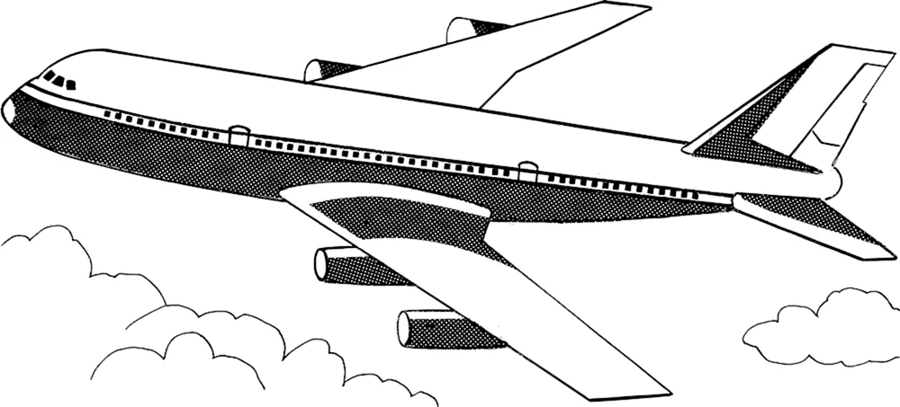 Ein Flugzeug-Vektor
