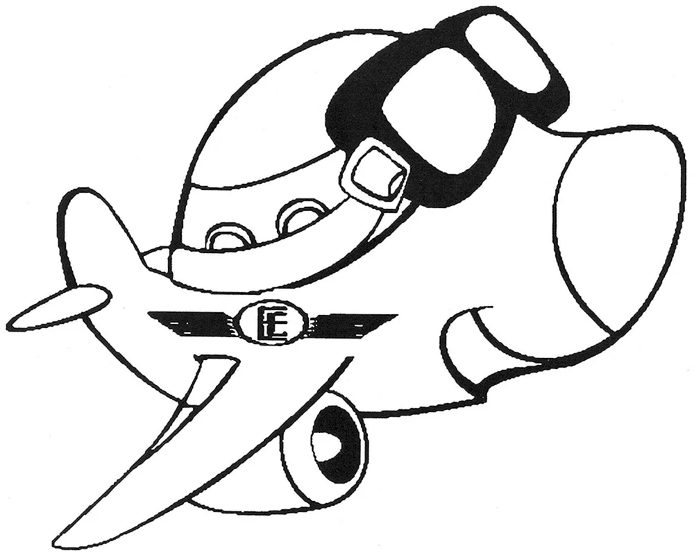 Flugzeuge. Ausmalen