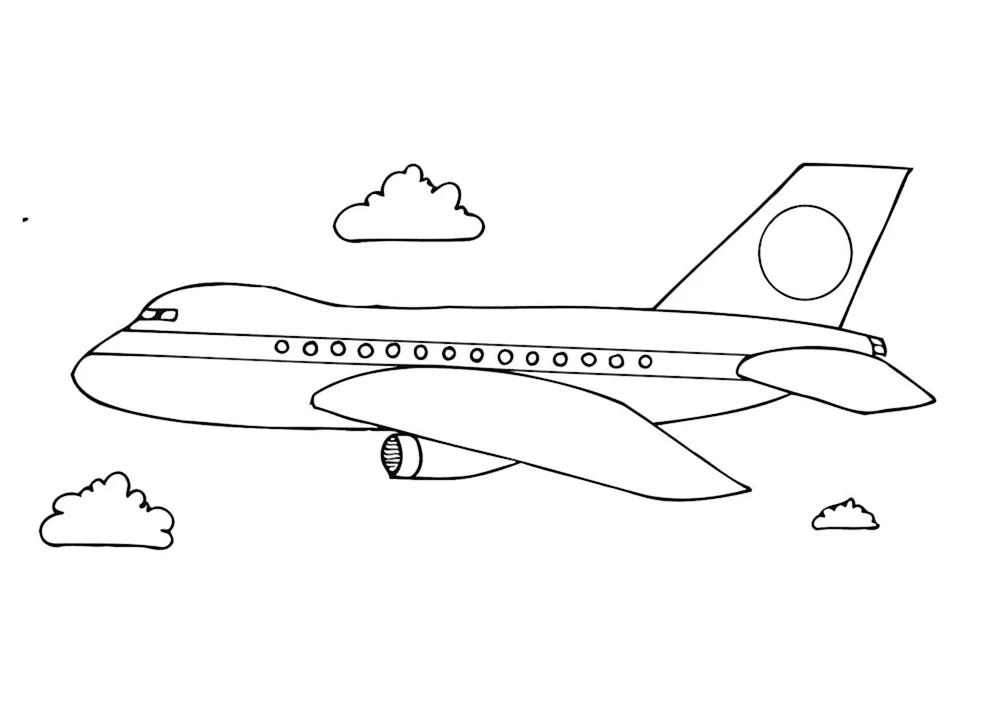 Flugzeuge. Ausmalen