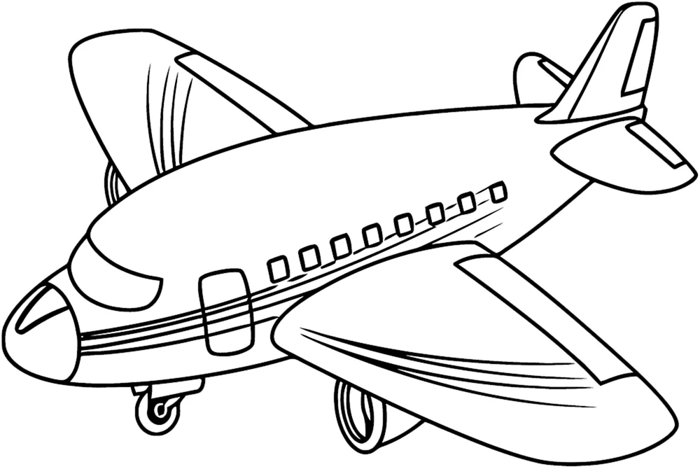 Flugzeuge. Ausmalen