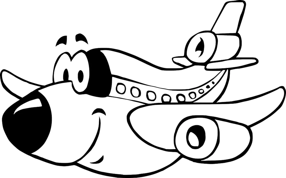 Flugzeuge. Ausmalen