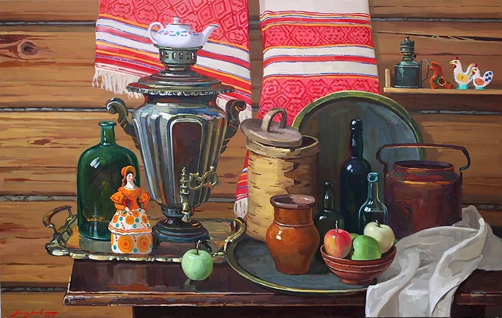Samovar Stillleben Batarshin