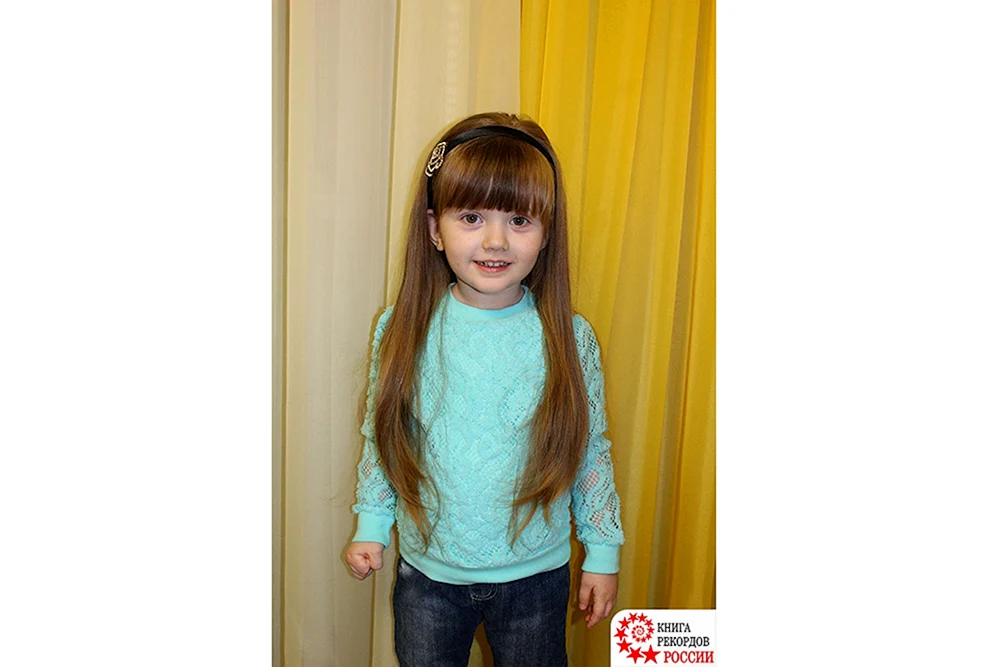 Längste Haare bei Kindern
