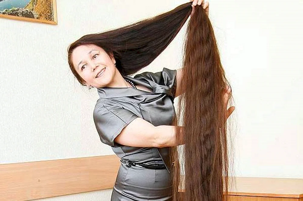 Die längsten Haare der Welt bei einem Mädchen