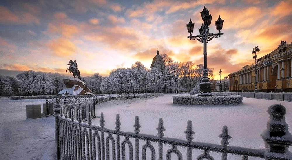 St. Petersburg im Winter