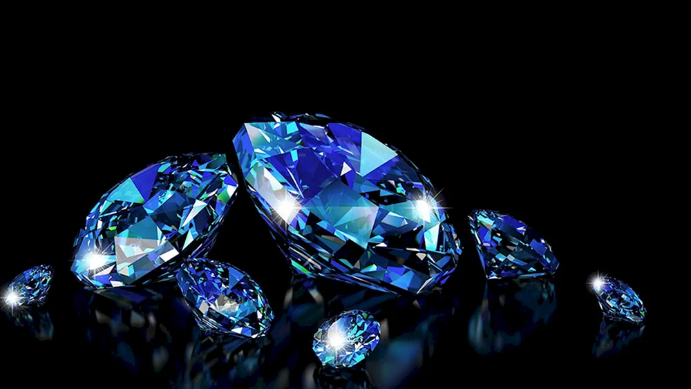 Saphir schwarzer Diamant Diamant