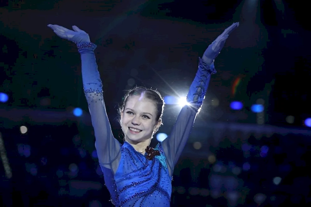 Trusova Eiskunstläuferin