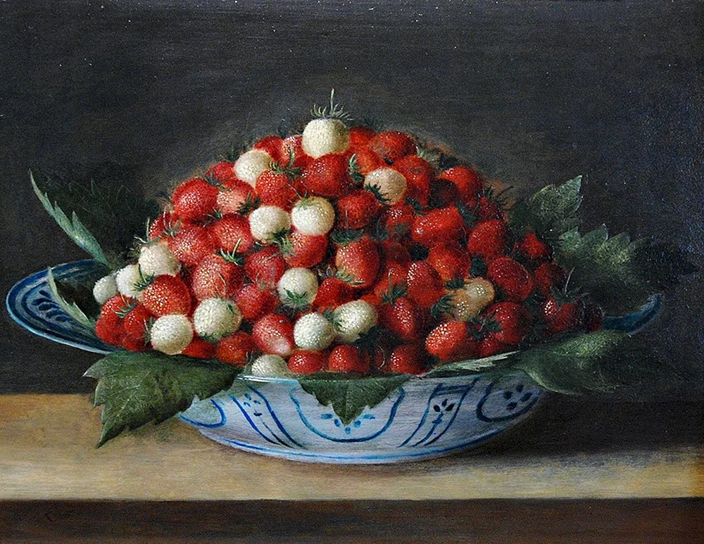 Korb mit Erdbeeren