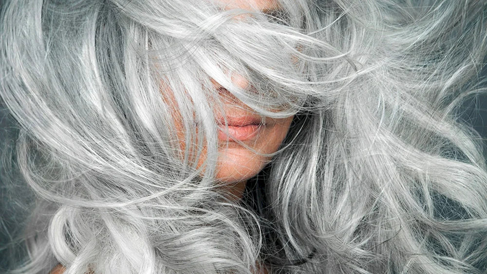 Graue Haare färben
