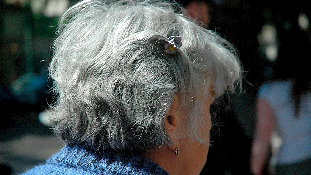 Graues Haar Haare