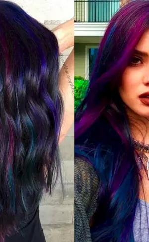 Selena Gomez mit lila Haaren