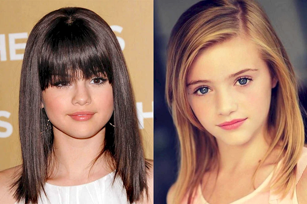 Selena Gomez als Kind mit Pony