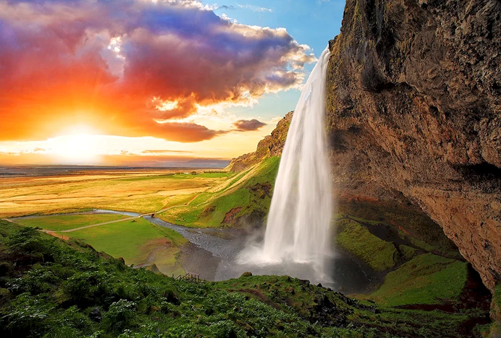 Seljalandsfoss Island