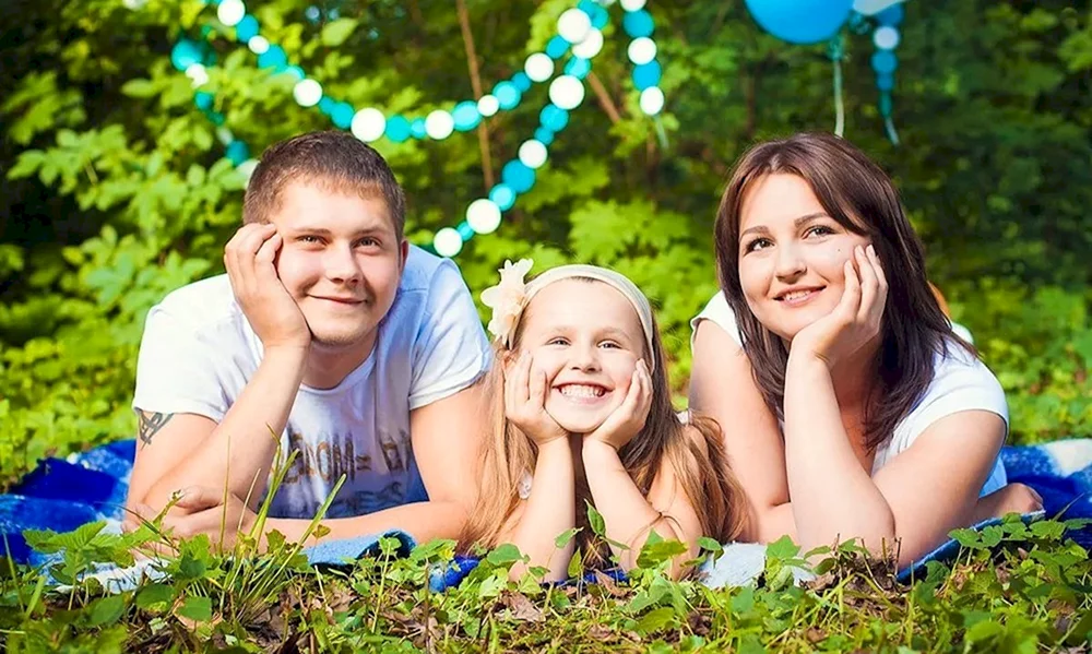 Familienfotoshooting in der Natur