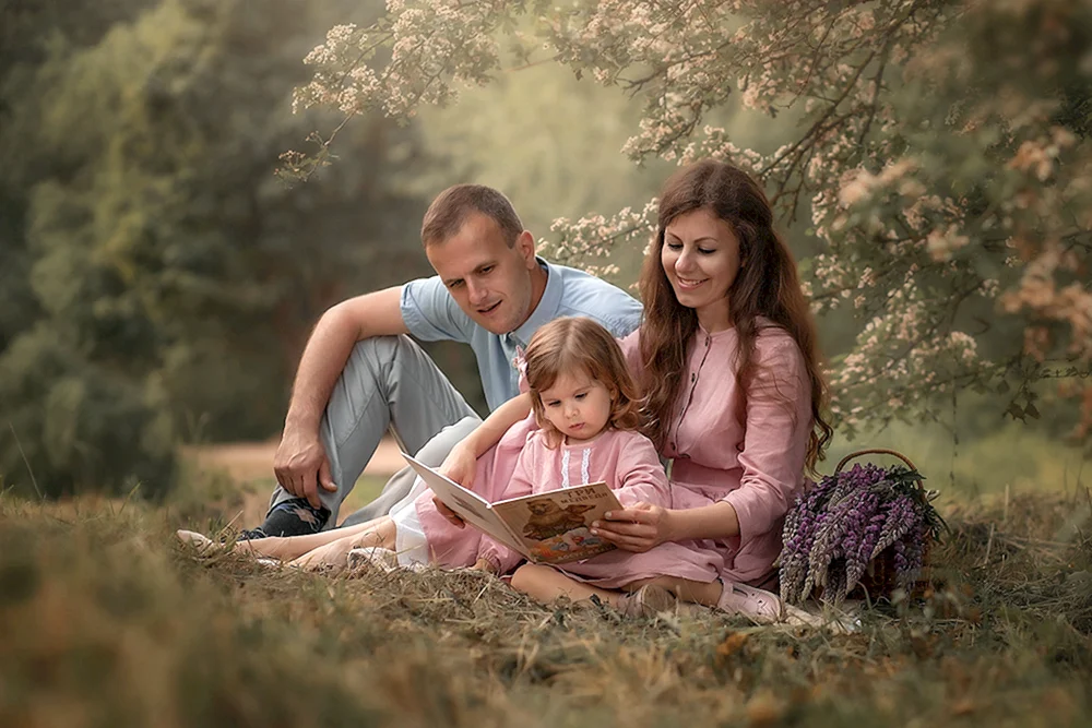 Familienfotoshooting in der Natur