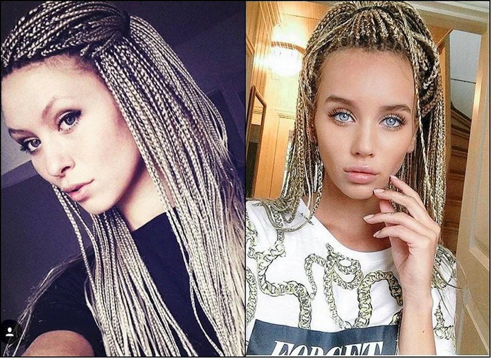 Senegalesische Zöpfe und Dreadlocks