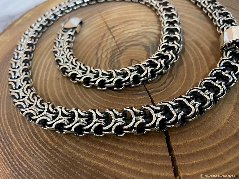Silberarmband „RAMZES“ 91,50 Gramm. 24cm.