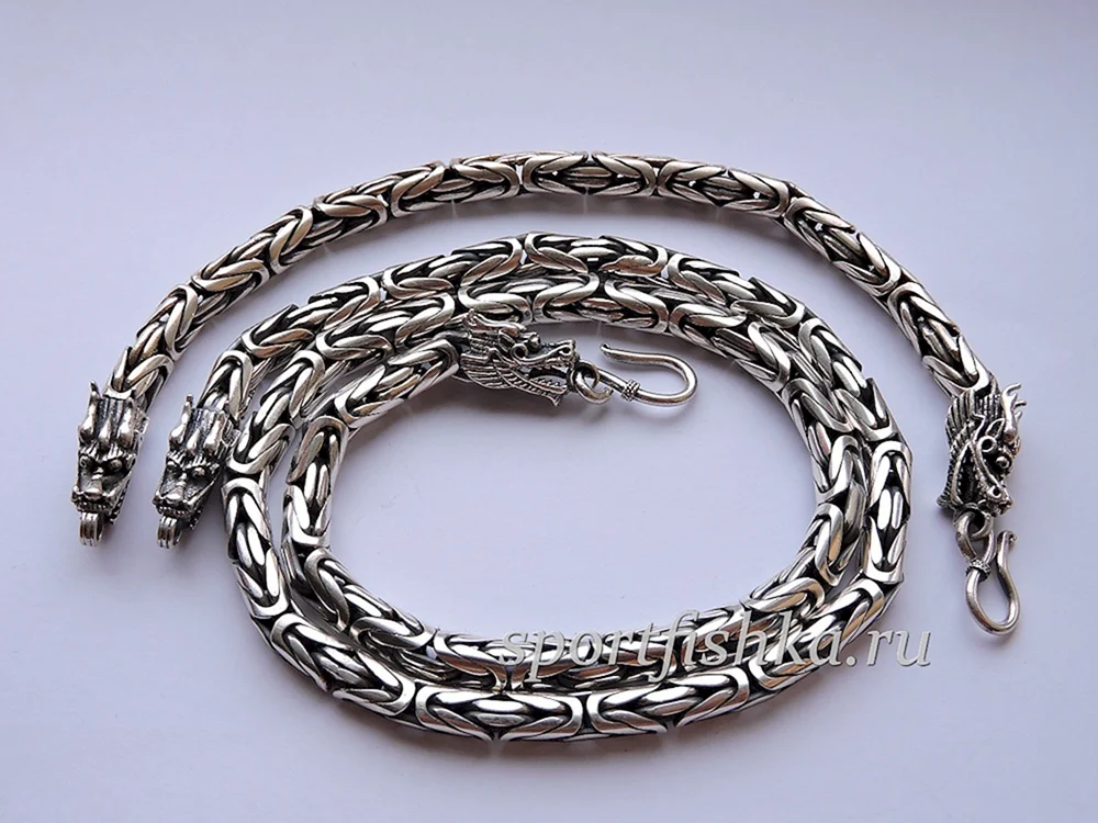 Federschwanzkette silber Kette