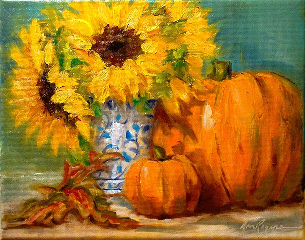 Sergei Andriyaka Gemälde Sonnenblumen