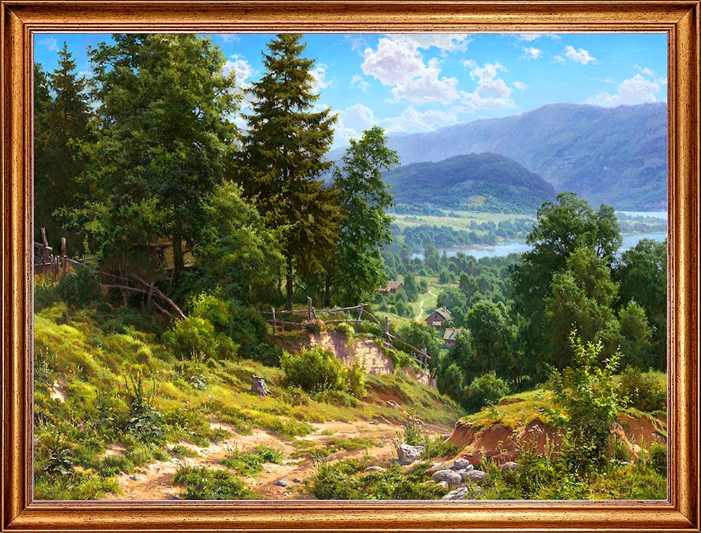 Sergei Basov russischer Landschaftsmaler