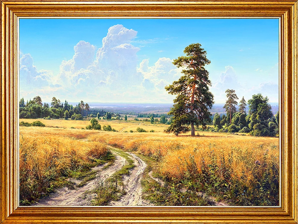 Sergei Basov russischer Landschaftsmaler. Landschaftsmaler
