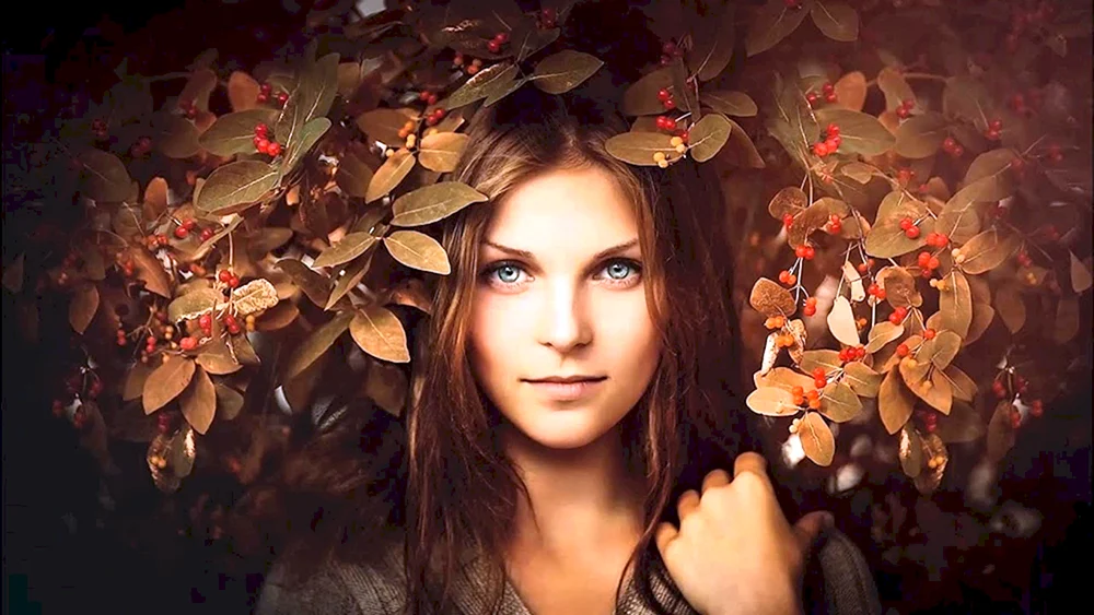 Herbstmädchen basteln
