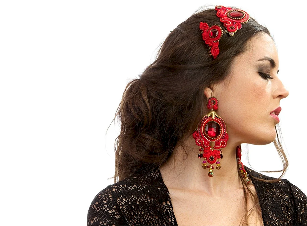 Spanische Flamenco-Ohrringe
