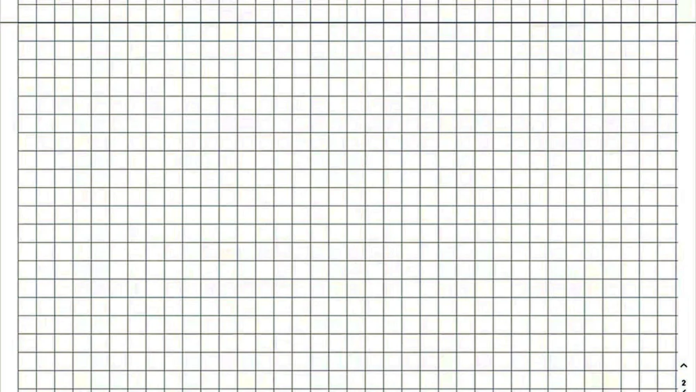 Kariertes Notebookblatt