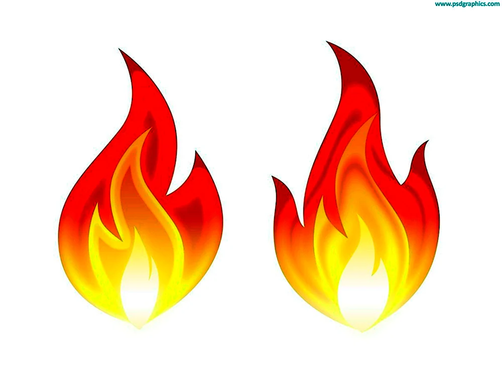 Flammenzungen Vorlage