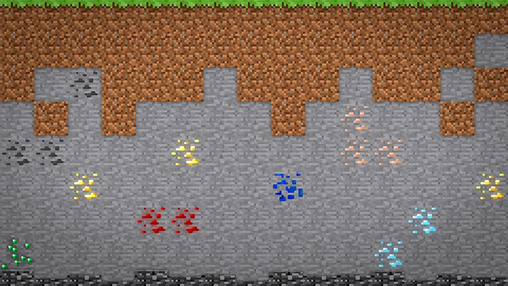 Grasblock Minecraft 2d