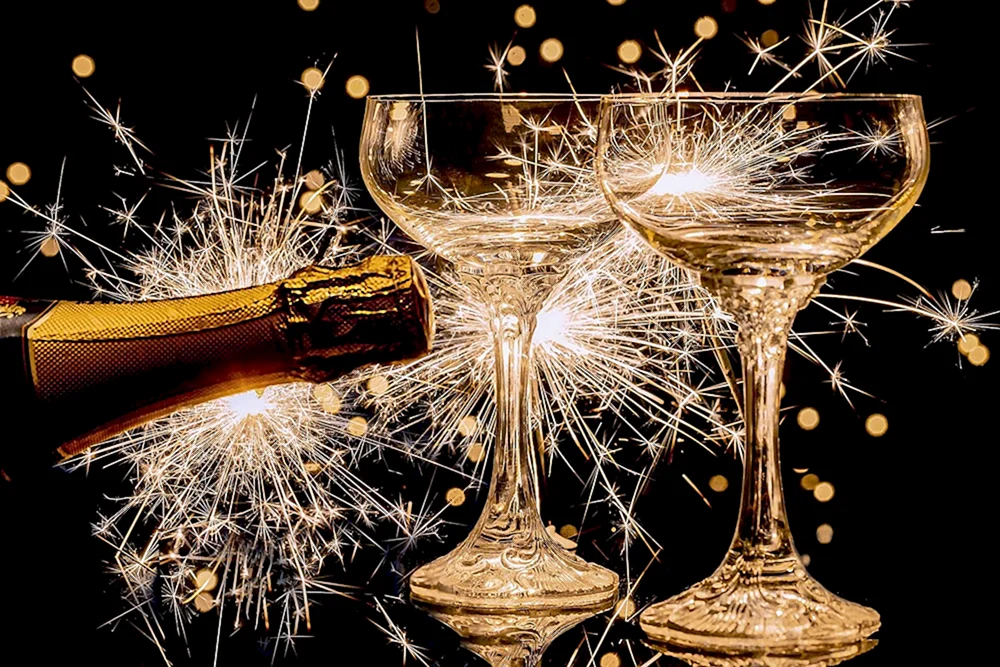 Champagner im Glas