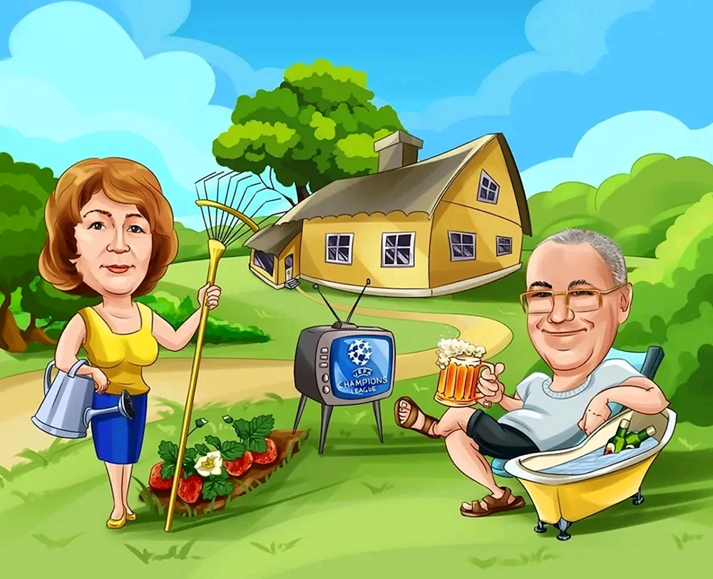 Karikatur Larissa Schigorina