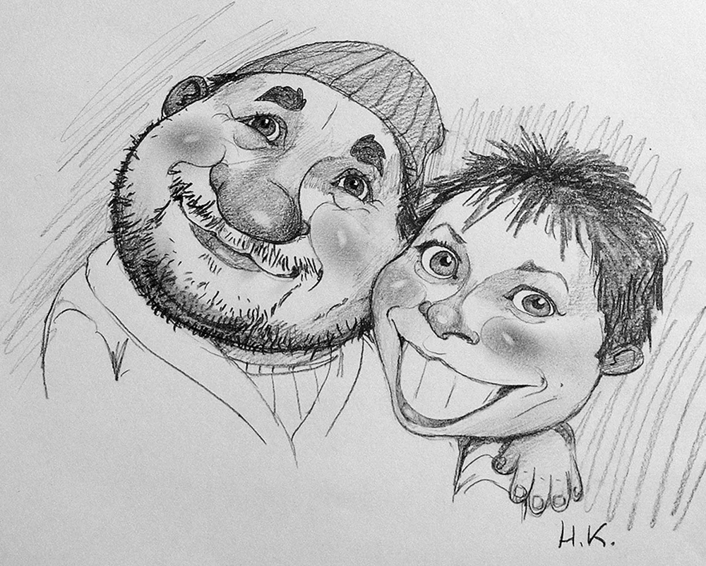 Zinovy Gerdt Karikatur