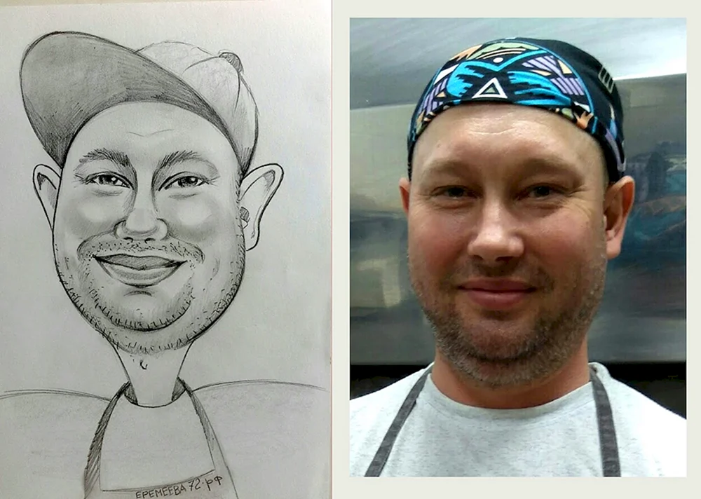 Eine Karikatur mit einem Auto
