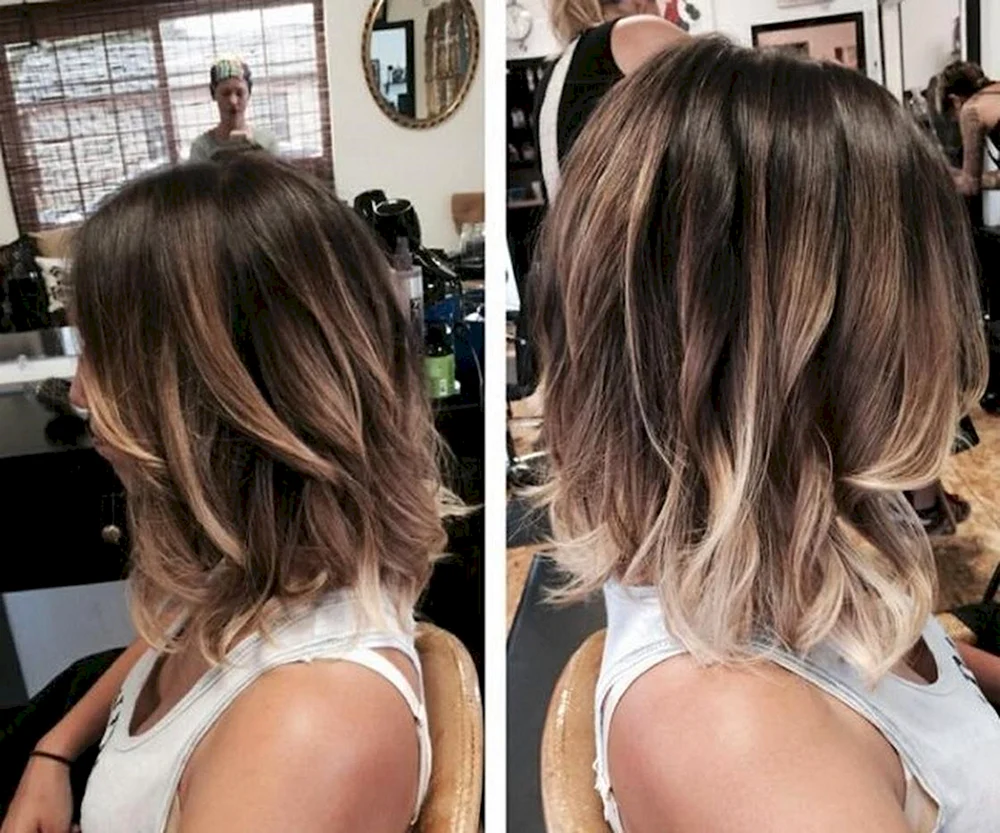 Balayage Färbung