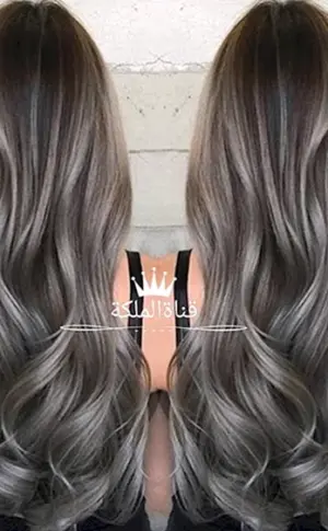 Balayage Asche Balayage Asche Färbung