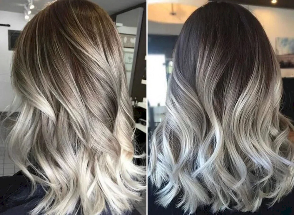 Verlängerung aschblond