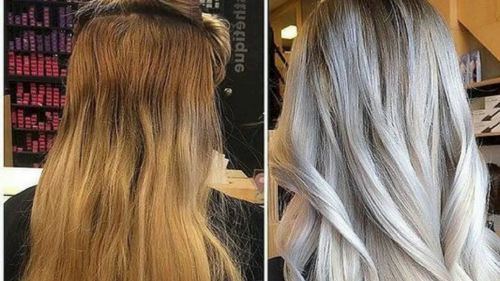 AIRTOUCH perlblondes Haar
